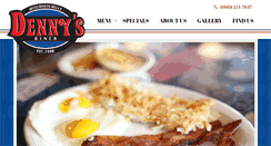 Desktop Screenshot of dennysdiner.com